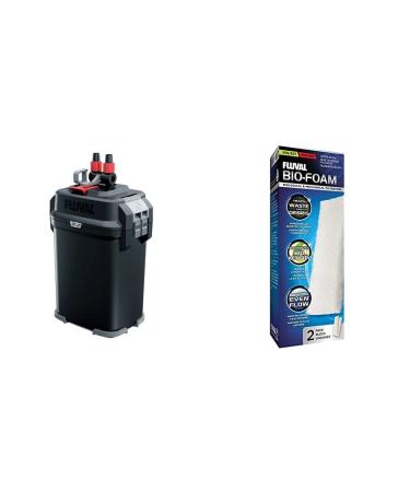 Fluval A447 307 external filter 300 L&BIO-FOAM foam cartridge external filter 206 306 207 and 307 2 Series Black 300 L Bundle with organic foam foam cartridge