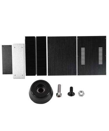 Amplifier Enclosure WA92 Black Aluminum Alloy Amplifier Case Enclosure Chassis Box for TV Video Audio Parts