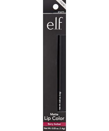 ELF Studio Matte Lip Color 82472 Berry Sorbet 0.3oz - Long Lasting Matte Lipstick - Buy Online on SooperMarket.com