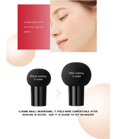 GL-Turelifes Mushroom Head CC Cream Air Cushion Foundation Water Feeling Flawless BB Cream Moisturizing Oil Control Long Lasting Lightweight & Smoothing Natural Concealer (H-02 Natural 0.53 Oz) 15 g (Pack of 1) H-02 Natural - Buy Online on SooperMarket.com
