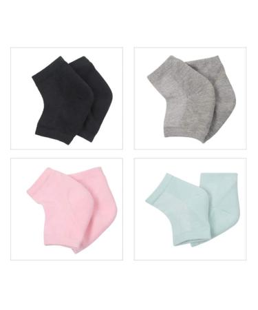  Gel Heel Socks with Essential Oils - Moisturizing Cushion for Men & Women - 3ST Heel Support & Cracked Heel Relief  - Buy Online on SooperMarket.com