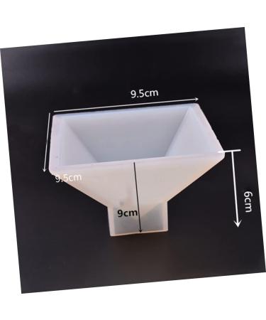 SEWACC Fondant Pyramid Resin Art Circle Silicone Mold Resin Casting Molds Adult Molds for Baking Pyramid Candle Mold Cake Mold Epoxy Pyramid Charms Ice Animal Moule De Manual Accessories White M - Buy Online on SooperMarket.com