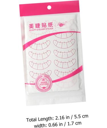 Healeved 20 Sheets Eyelash Positioning Paper Woman Eyelashes Sticker Eyelashes Positioning Pad Eyelashes Positioning Stickers Sticker Grafted Eyelashes Grafted Eyelashes Sticker - Buy Online on SooperMarket.com