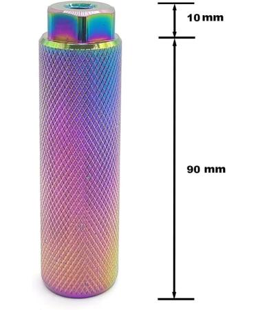 Mantain 4 Pcs Aluminum Alloy Bike Pegs, Anti-Skid, Dazzle Color Surface, Fit 3/8 inch Axles - Buy Online on SooperMarket.com