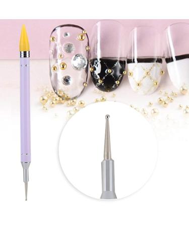 Nail art accessories rhinestone pickup tool dual ended nail dotting drawing painting pencil candy color nail wax stone picker manicure tool nail dotting pen (#3)
