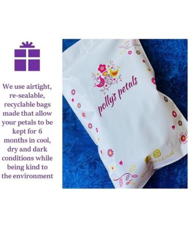 Edible 'Enchanted Forest' Pink Red and Burgundy Rose with Blue Cornflower Dried Flower Petal Mix - 50g - Food Grade - Culinary - Cake - Bake - Decoration (184) Cornflower 50g - Buy Online on SooperMarket.com