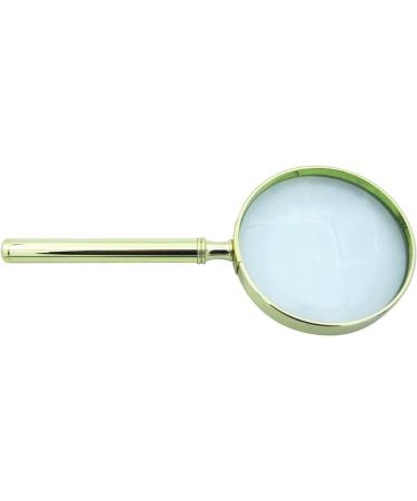 65mm 30X Handheld Glass Shatterproof Reading Magnifier for Seniors and Kid Lens Metal Handle Handheld Glass 30x - Buy Online on SooperMarket.com