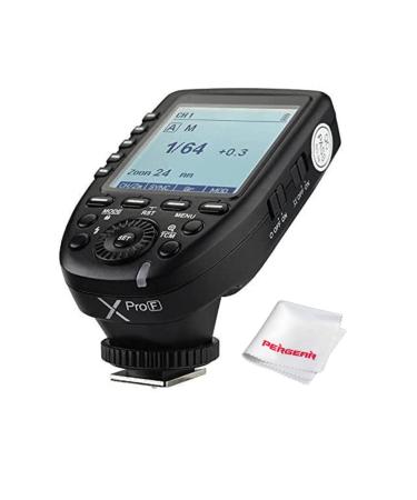 Godox Xpro-F for Fuji Fujifilm TTL Wireless Flash Trigger, 1/8000s HSS, TTL-Convert-Manual Function, Large Screen, 5 Dedicated Group Buttons, 11 Customizable Functions with Cleaning Kit