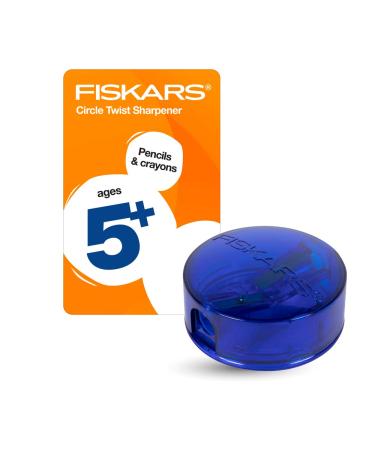 Fiskars 12-95854J Back to School Supplies Deluxe Double Pencil Sharpener  Color Received May Vary