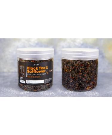 Ali Baba Black Tea & Safflower | Unveiling the Beneficial Fusion of Traditional Safflower and Black Tea | Harness the Ancient Healing Wisdom of Far East | 100g