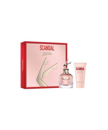 Jean Paul Gaultier Scandal for Women 2piece Tin Box Set (2.7 Oz Eau De Parfum Spray + 2.5 Oz Perfumed Body Lotion) 5.2 Oz