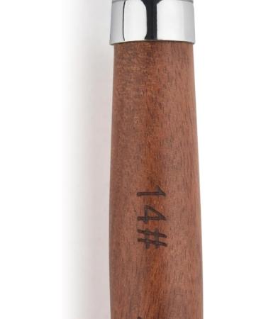 Alexnailart Kolinsky Sable Nail Brush - Size 14 Acrylic Brush with Red Wooden Handle for Manicure Design - Buy Online on SooperMarket.com