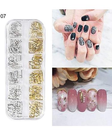 Desikixudy Star Month Gold and Silver Nail Art Metal Shell 3D Nail Decoration Studs Rhinestones Nail Art Design Charms Stone 07 - Buy Online on SooperMarket.com