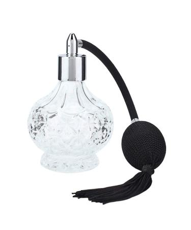 Qinlorgo Perfume Atomiser 80ml Refillable Glass Spray Bottle for Perfumes Essential Oils