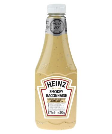 Heinz Smokey Baconnaise Table Sauce Condiment 875ml NEW