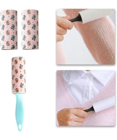 baixikly Lint Rollers Clothes Roller Sticky 2 Rollers 4 Refills Lint Removers Dog Cat Lint Remover Brushes Manual Lint Rollers for Pets Clothes Hair - Buy Online on SooperMarket.com