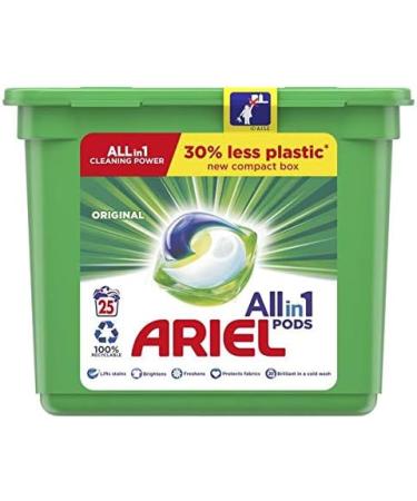 Ariel Colour All-in-1 Pods - 25 Washes | Powerful Stain Removal | Global Shipping - Buy Online on SooperMarket.com