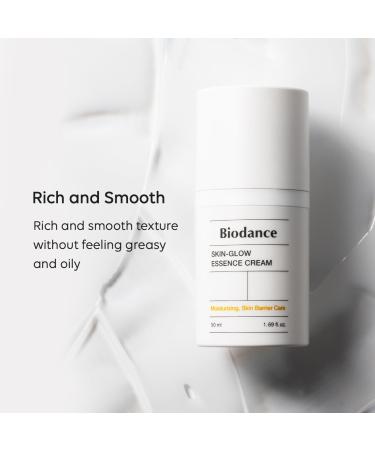 Biodance Skin-Glow Essence Cream | Moisturizing Anti-Aging Facial Moisturizer with Hyaluronic Acid & Ceramide | 1.69 fl. oz | Shop Internationally - Buy Online on SooperMarket.com