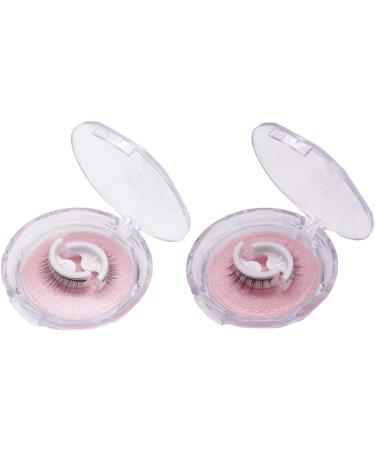 reusable eyelashes Self Adhesive Eyelashes Reusable Waterproof Fake Eyelashes Natural Realistic Fluffy Lashes 2Pair - Buy Online on SooperMarket.com