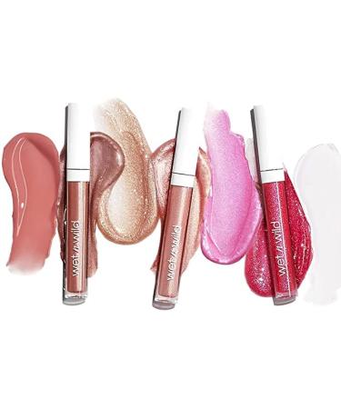 Buy Wet n Wild Mega Slicks Lip Gloss - Extra Shiny Vegan Lipstick with Hyaluronic Acid for Soft Full Lips - Snuggle Sesh - Buy Online on SooperMarket.com