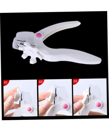 French Nail Clippers Nails Edge Trimmers False Nail Tip Scissors U-shaped Nail Clippers Salon Manicure Tool - Buy Online on SooperMarket.com