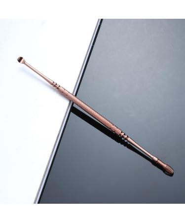 5pc Spring Earpicks Wax Curette Set - Stainless Steel Ear Cleaner for Adults | Comfortable and Sturdy Earwax Remover with Simple End Design - Buy Online on SooperMarket.com
