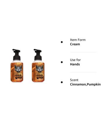 Bath and Body Works Purrfect Pumpkin Gentle Foaming Hand Soap - Cinnamon Pumpkin 8.75 Fl Oz (Pack of 2) - Buy Online on SooperMarket.com