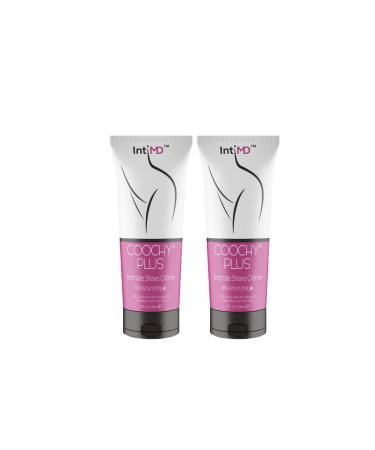 IntiMD COOCHY PLUS (2 Pack) Intimate Shave Cream Rash-Free With MOISTURIZING+ 8oz