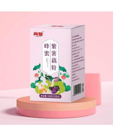 Purple Potato Black Sesame Grain Lotus Root Powder Nutritious and Healthy Breakfast Healthy and Full Meal Replacement Porridge with Fruit Nuts (Honey Purple Potato Lotus Root Noodles 3 box) Honey Purple Potato Lotus Root Noodles 3 box - Buy Online on SooperMarket.com