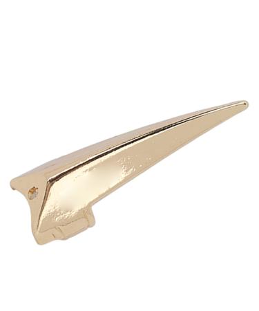 Pongnas Hair Finger Parting Tool Hair Sectioning Rings Alloy Durable Dreadlocks Braids Selecting Ring for Wigs Extensions Dreadlocks Braids (50x15mm/2.0x0.6in)(Gold)