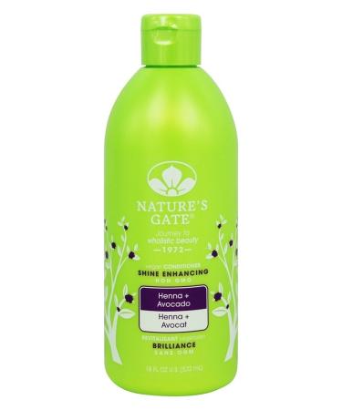 Natures GATE Henna Shine Enhancing Conditioner 18 FZ