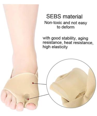 Gel Toe Separators & Bunion Corrector Set - Relief for Hallux Valgus, Crooked Toes, Foot Alignment Aid for Men & Women - Protect from Discomfort & Pressure - Buy Online on SooperMarket.com