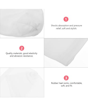 Beaupretty Moisturizing Socks - 4 Pairs of Heel & Foot Socks for Dry Feet | Slipproof Cotton & Spandex Wet Socks for Overnight Hydration - Buy Online on SooperMarket.com