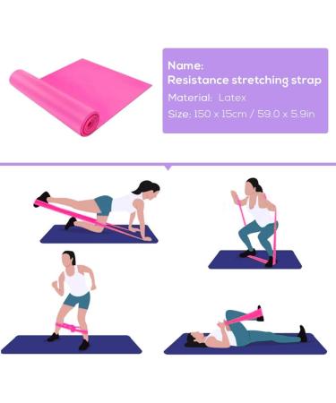 Lixada 5Pcs Yoga Equipment Set with Yoga Ball, Blocks, Stretching Strap for Exercise - Purple - Buy Online on SooperMarket.com