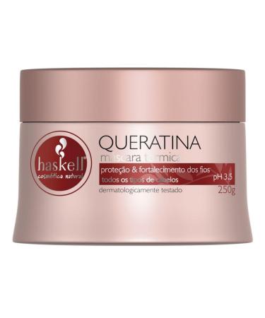 Haskell - Linha Queratina - Mascara Termica Protecao e Fortalecimento 250 Gr - (Keratin Collection - Protection and Strengthening Thermal Mask Net 5.29 Oz)