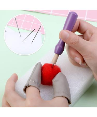 ZMAAGG Felting Needle Set - 43 Pieces with Wood Handles, Awl, and Instruction for DIY Felting - 3 Sizes Included - Buy Online on SooperMarket.com