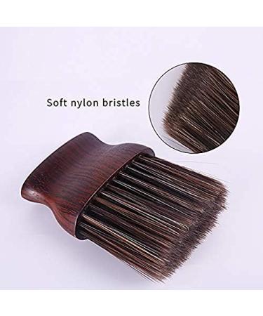 Desikixudy Barber Neck Duster Brush for Hair Cutting Soft Neck Cleaning Brush Professional Salon Barber Tool Red-Brown 2 - Buy Online on SooperMarket.com