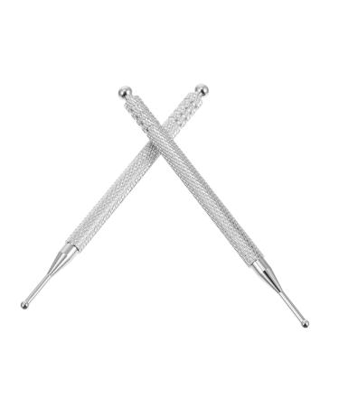 Ear Pick 2pcs Auricular Probe Spring Tool Cleaning Tool Ear Cleaning Tool Ear Wax Remover Tool Ear Cleansing Tool Set Acupoint Search Pen Care Stick Stick Copper Ear Massage Pen