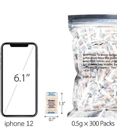LotFancy Desiccant Silica Gel - 155g Moisture Absorber Safe & Odorless for International Shipping - Buy Online on SooperMarket.com
