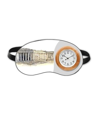 Acropolis of Athens of Greece Sleep Eye Head Clock Travel Shade Cover