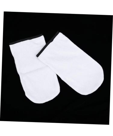 FOMIYES 4 Pairs Moisturizer Gloves Paraffin Wax Drill Vise Manicure Gloves Wax Spa Gloves was Bath Hand Cover Womens Glove Hand Spa Mittens Wax Gloves Work Liner Moisturizing White - Buy Online on SooperMarket.com