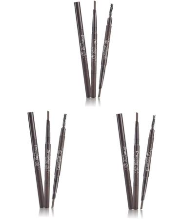 FOYTOKI 3pcs 2 1 Eyebrow Brush Eyebrow Makeup Waterproof Eyebrow Pen Brow Pencil Microblading Pen Stand - Buy Online on SooperMarket.com