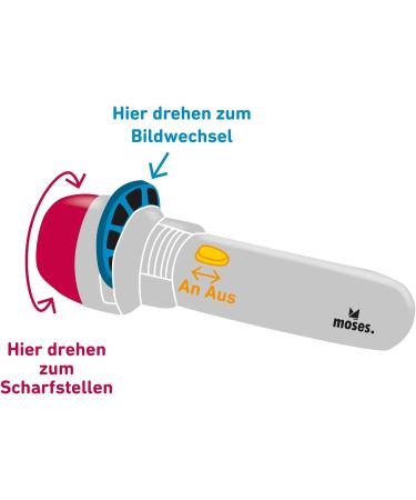 Buy Moses 37979 Small Slide Show Projector Flashlight for Kids - 6 Fairy Tales | Pack of 2 - International Shipping Available - Buy Online on SooperMarket.com