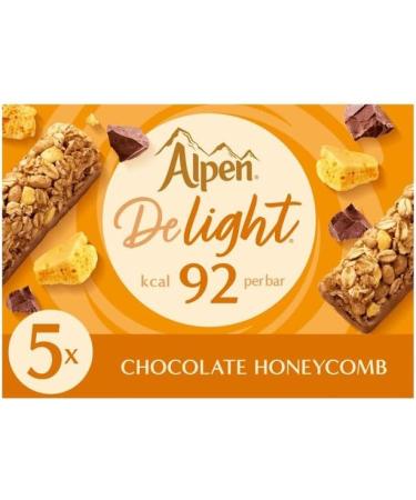 Cereal Bar Bundle With Alpen DeLight Chocolate Honeycomb Cereal Bar 5x120g Raspberry Rocky Road 5x120g White Chocolate Raspberry & Shortcake 5x95g and Salted Caramel 5x95g (4 Pack) - Buy Online on SooperMarket.com