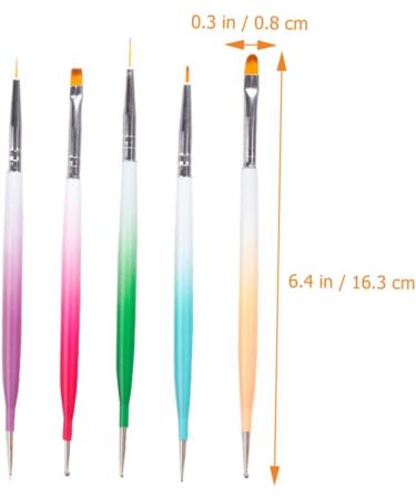minkissy 4 Sets Nail Pen Carved Aluminum Painting Pen - Buy Online on SooperMarket.com