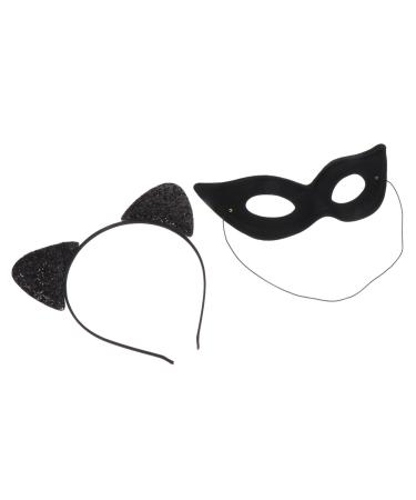 AOKWAWALIY 1 Set Cat Ears Headband Kitten Headband Cosplay Costumes Fox Costume Animal Costume Cat Ears Costume Accessory Cosplay Outfits Masquerade Female Hair Hoop Role Play Outfits Fabric