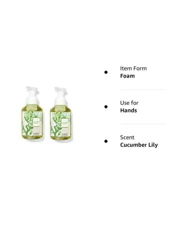 Bath & Body Works Cucumber Lily Gentle Foaming Hand Soap - 2 Pack, 8.75 Fl Oz - Buy Online on SooperMarket.com