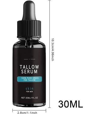 Tallow Face Moisturizer | Wrinkles Defense Tallow Face Wash Tallow Night Serums and Cream | Skin Care Moisturizer for Men Diminish Fine Lines and Wrinkles 30ML - Buy Online on SooperMarket.com