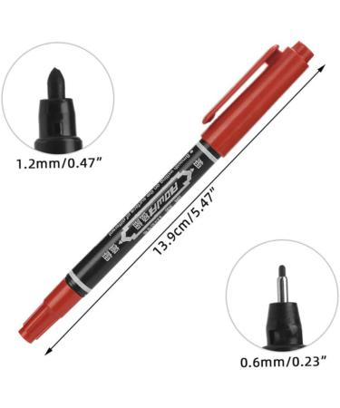 Beavorty 30 Pcs Eyebrow Marker Pen White Eye Liner Pencils Dual Tip Markers Pen Tool Perforation - Buy Online on SooperMarket.com