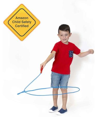 Children's Cowboy Kiddie Trick Rope Lasso | Ages 4-10 | Green | Pre-Tied Western Stage Props - Buy Online on SooperMarket.com